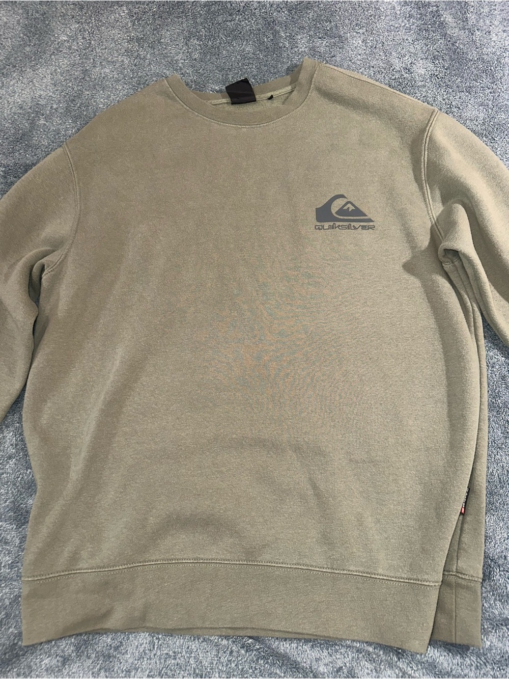 Quiksilver Men's Crewneck Sweatshirt in Olive